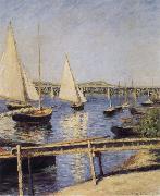 Sailboat Gustave Caillebotte